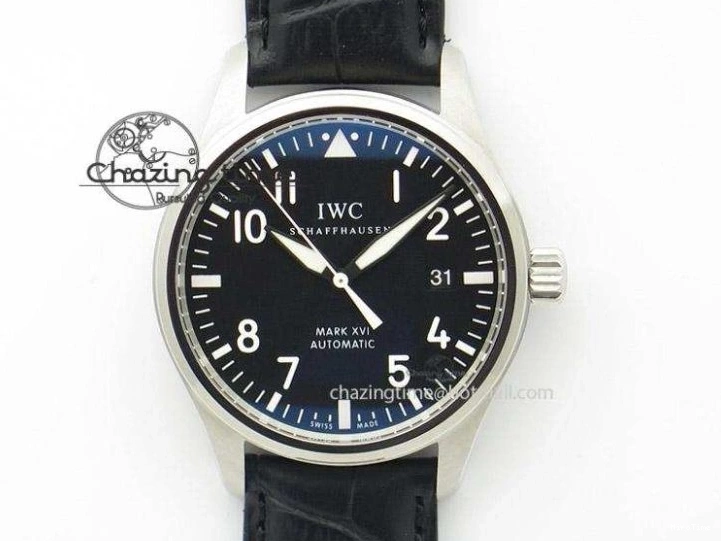 MIROTIME 0821 Classic PILOT IW389001 ZF 1:1 Best Edition Ceramic Case Green Dial on Green Nylon Strap A7750 (Function Same As Genuine) 7160